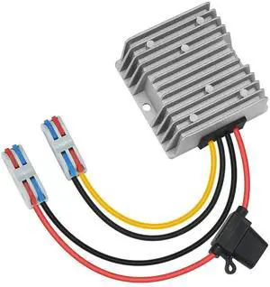 DC 10-22V Step Up to 24V 15A 360W DC Boost Converter with Fuse | Voltage Regulator Supply Power Converter Waterproof Module Transformer for Golf Cart CNC Equipment RV Accessories DC 10-22V Step Up to 24V 15A 360W DC Boost Converter with Fuse | Voltage Regulator Supply Power Converter Waterproof Module Transformer for Golf Cart CNC Equipment RV Accessories