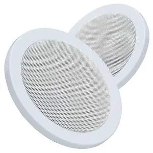 5.25 Dual Cone Slim Mount Speakers, Perfect for RVs & Motorhomes - White 5.25 Dual Cone Slim Mount Speakers, Perfect for RVs & Motorhomes - White