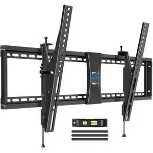 TV Wall Mount for Most 37-86" TVs, Tilting TV Mount Bracket with Level Adjustment Fits 16" 24" Studs Easy for TVs Centering, Wall Mount Bracket Max VESA 800x400mm, 120 LBS Loading TV Wall Mount for Most 37-86" TVs, Tilting TV Mount Bracket with Level Adjustment Fits 16" 24" Studs Easy for TVs Centering, Wall Mount Bracket Max VESA 800x400mm, 120 LBS Loading
