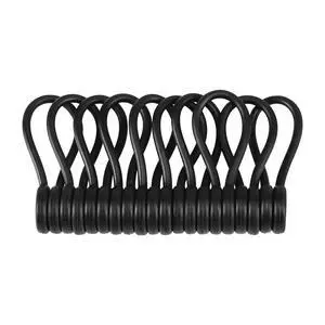 Magnetic Cable Ties Reusable Black | 10 reusable magnetic cable ties for organizing cords, wires, and desk cables with a strong, flexible rubber design Magnetic Cable Ties Reusable Black | 10 reusable magnetic cable ties for organizing cords, wires, and desk cables with a strong, flexible rubber design
