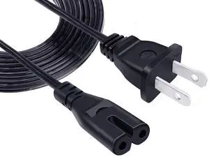 Power Cord Replacement for TCL Roku Smart LED LCD HD TV Samsung UN32EH4000FXZA UN32EH4003FXZA UN32EH4000 UN32EH4003 2 Prong TV Power Cord 8ft AC Cable Power Cord Replacement for TCL Roku Smart LED LCD HD TV Samsung UN32EH4000FXZA UN32EH4003FXZA UN32EH4000 UN32EH4003 2 Prong TV Power Cord 8ft AC Cable