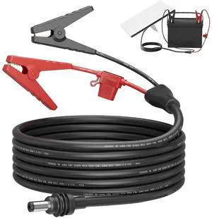 Starlink Mini Power Cable, Alligator Clips to DC Cable 12-48V Input Adapter for Starlink Mini, 12AWG DC Power Cable with 20A Fuse Protection, DC5521 Male Connector for RV, Car Battery(6.5FT) Starlink Mini Power Cable, Alligator Clips to DC Cable 12-48V Input Adapter for Starlink Mini, 12AWG DC Power Cable with 20A Fuse Protection, DC5521 Male Connector for RV, Car Battery(6.5FT)