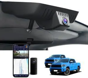OEM Style Front & Rear Dash Cam for Toyota Tundra 2017-2021 | Front 4K, Rear 1080P, 128GB Card, Hidden Design, Plug&Play, Easy Install, Loop Recording, G-Sensor, Free App OEM Style Front & Rear Dash Cam for Toyota Tundra 2017-2021 | Front 4K, Rear 1080P, 128GB Card, Hidden Design, Plug&Play, Easy Install, Loop Recording, G-Sensor, Free App