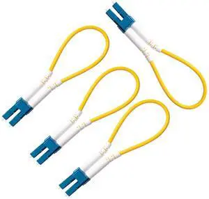 4 PCS Single Mode Loopback Plug Tester LC-UPC Fiber Optical Duplex Cable Adapter 9/125 4 PCS Single Mode Loopback Plug Tester LC-UPC Fiber Optical Duplex Cable Adapter 9/125