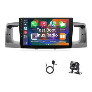 Linux Car Radio for Toyota Corolla 2003 2004 2005 2006 2007 2008 | Fast Boot Stereo with Wireless Carplay Android Auto, 9'' Touchscreen with Bluetooth SWC Mic Backup Camera Pantalla Linux Car Radio for Toyota Corolla 2003 2004 2005 2006 2007 2008 | Fast Boot Stereo with Wireless Carplay Android Auto, 9'' Touchscreen with Bluetooth SWC Mic Backup Camera Pantalla