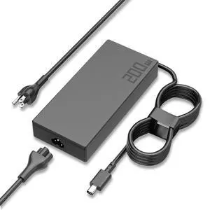 200W ADP-200JB K Charger Compatible with ASUS Laptop ROG Zephyrus G16 G14 | Adapter 2025 GU603 GU605 GA402 GA403 Flow Z13 GZ302 TUF A14 FA401 ProArt P16 PX13 20V 10A Power Supply Cord | Rectangle Conn 200W ADP-200JB K Charger Compatible with ASUS Laptop ROG Zephyrus G16 G14 | Adapter 2025 GU603 GU605 GA402 GA403 Flow Z13 GZ302 TUF A14 FA401 ProArt P16 PX13 20V 10A Power Supply Cord | Rectangle Conn
