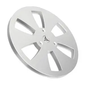 1/4 7 Inch Empty Reel for Reel to Reel Tape Recorder for Open Reel Sound Deck, Aluminum Alloy Recording Takeup Reel with 6 Hole, Replacement Opening Machine Part 1/4 7 Inch Empty Reel for Reel to Reel Tape Recorder for Open Reel Sound Deck, Aluminum Alloy Recording Takeup Reel with 6 Hole, Replacement Opening Machine Part