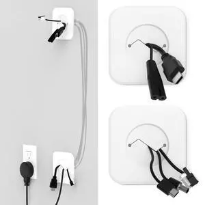 TV Cord Hider for Wall Mounted TV - Cable Management Kit to Hide TV Wires Behind The Wall - Includes 2 Cable Manager Brackets, and Thicker Hold Opener for Easy Install (White) TV Cord Hider for Wall Mounted TV - Cable Management Kit to Hide TV Wires Behind The Wall - Includes 2 Cable Manager Brackets, and Thicker Hold Opener for Easy Install (White)