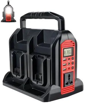 350W Power Inverter for Craftsman 20v V20 Battery, 4-Ports DC 20V to AC 110-120V Pure Sine Wave Battery Inverter with 3 USB-A Port, 1 USB-C Port,300lm LED Light for Camping Travel Emergency(Tool Only) 350W Power Inverter for Craftsman 20v V20 Battery, 4-Ports DC 20V to AC 110-120V Pure Sine Wave Battery Inverter with 3 USB-A Port, 1 USB-C Port,300lm LED Light for Camping Travel Emergency(Tool Only)