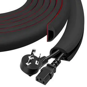 Wall Cord Hider,Flexible Self-Adhesive Wire Cover,Black,Large -118inch | Flexible Self-Adhesive, Wire Cover, With Tools,Side-Open Cable Raceway, For Mounted TV, Home Theater & Office Wall Cord Hider,Flexible Self-Adhesive Wire Cover,Black,Large -118inch | Flexible Self-Adhesive, Wire Cover, With Tools,Side-Open Cable Raceway, For Mounted TV, Home Theater & Office