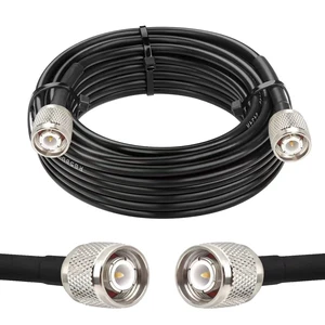 TNC Male to TNC Male Coax Cable 25FT, 50 Ohm RG58 Coaxial Cable with TNC Connectors for GPS Navigation Antenna,RTK Surveying Antenna,Wireless mic System TNC Male to TNC Male Coax Cable 25FT, 50 Ohm RG58 Coaxial Cable with TNC Connectors for GPS Navigation Antenna,RTK Surveying Antenna,Wireless mic System