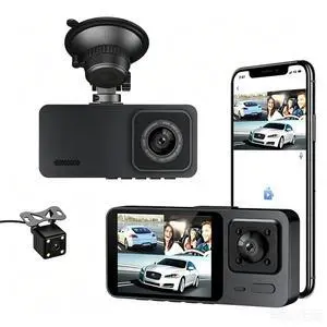 2K Dash Camera for Car Front and Rear Inside WiFi Dash Cam with Phone App Security Video Recorder, HD 1080P Dashcam 2'' Screen Loop Recording, HDR, G-Sensor 2K Dash Camera for Car Front and Rear Inside WiFi Dash Cam with Phone App Security Video Recorder, HD 1080P Dashcam 2'' Screen Loop Recording, HDR, G-Sensor