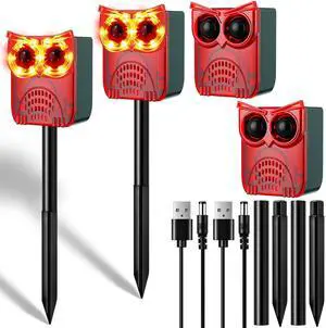 2 Set Solar Outdoor Alarm Motion Sensor 13 Sounds Including Dog Barking& Gunshot 129db Security Siren Ultrasonic Detector Strobe Light 4 Modes Animal Deterrent Waterproof Alarm for Home, Farm 2 Set Solar Outdoor Alarm Motion Sensor 13 Sounds Including Dog Barking& Gunshot 129db Security Siren Ultrasonic Detector Strobe Light 4 Modes Animal Deterrent Waterproof Alarm for Home, Farm