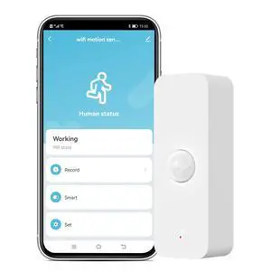 Smart PIR Motion Sensor: WiFi Motion Detector with App Notification Alerts, Wireless Contact Sensor for Home Security and Smart Home Automation, No Hub Required, Compatible with Alexa Smart PIR Motion Sensor: WiFi Motion Detector with App Notification Alerts, Wireless Contact Sensor for Home Security and Smart Home Automation, No Hub Required, Compatible with Alexa