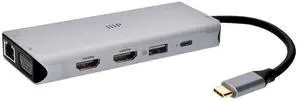 12-in-1 Dual-HDMI + VGA MST Triple Monitor Docking Station, 4K, 5Gbps USBA, 100 Watts PD, 3.5mm Dual Audio Jack 12-in-1 Dual-HDMI + VGA MST Triple Monitor Docking Station, 4K, 5Gbps USBA, 100 Watts PD, 3.5mm Dual Audio Jack