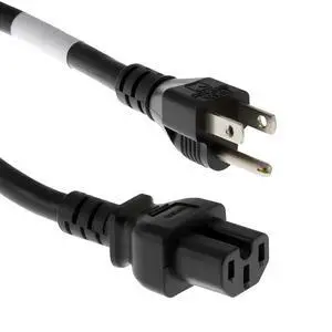 3 Prong AC Power Cord Cable 6ft (1.8m), 14AWG 5-15P to C15 | Heavy Duty 14 AWG Extension Cord Cable, 15A/125V, for Home, Office, Appliances, Electronics and Power Tools, Black 3 Prong AC Power Cord Cable 6ft (1.8m), 14AWG 5-15P to C15 | Heavy Duty 14 AWG Extension Cord Cable, 15A/125V, for Home, Office, Appliances, Electronics and Power Tools, Black