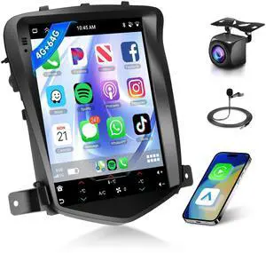 8Core 4G+64G Car Radio for Chevy Cruze J300 2009-2015, Wireless Carplay Android Auto, 5GWIFI GPS, 9.7 inch IPS Touchscreen Stereo for Chevrolet, Bluetooth, AHD Backup Camera, FM EQ SWC 8Core 4G+64G Car Radio for Chevy Cruze J300 2009-2015, Wireless Carplay Android Auto, 5GWIFI GPS, 9.7 inch IPS Touchscreen Stereo for Chevrolet, Bluetooth, AHD Backup Camera, FM EQ SWC