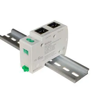 WTH-SG/RJ45-E DIN-Rail Mounted Gigabit Ethernet PoE Surge Protector Full GDT 1-2 3-6 TVS Surge Protection WTH-SG/RJ45-E DIN-Rail Mounted Gigabit Ethernet PoE Surge Protector Full GDT 1-2 3-6 TVS Surge Protection