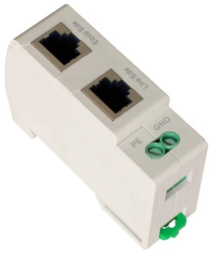 WTH-SG/RJ45 DIN-Rail Mounted Gigabit Ethernet PoE Surge Protector Full GDT TVS Surge Protection WTH-SG/RJ45 DIN-Rail Mounted Gigabit Ethernet PoE Surge Protector Full GDT TVS Surge Protection