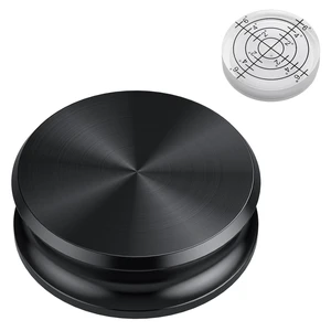 Vinyl Record Weight Stabilizer 311g for Turntables with Bubble Level 25mm low profile fits most dust covers.7.5mm spindle hole,felt base and bubble level help stabilize slightly warped records Vinyl Record Weight Stabilizer 311g for Turntables with Bubble Level 25mm low profile fits most dust covers.7.5mm spindle hole,felt base and bubble level help stabilize slightly warped records