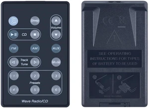 Replacement Remote Control for Bose A5 Wave Radio/CD Player Compatible with AWRC-1P AWRC-P1 AWRC-1W AWRC-1G 193334-B10 193334-B02 Replacement Remote Control for Bose A5 Wave Radio/CD Player Compatible with AWRC-1P AWRC-P1 AWRC-1W AWRC-1G 193334-B10 193334-B02