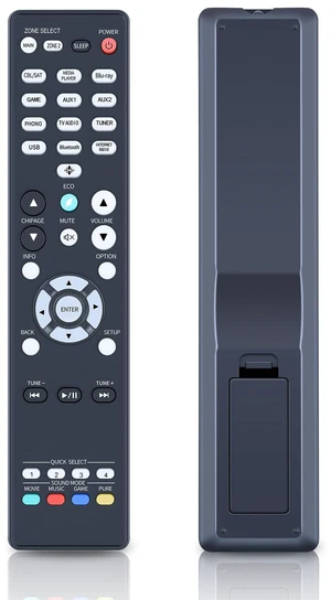RC-1244 Replacement Remote Control for Denon 7.2 Ch 8K Home Theater for AVR-X1700H AVR-X1700H-DAB AVR-S760H RC-1244 Replacement Remote Control for Denon 7.2 Ch 8K Home Theater for AVR-X1700H AVR-X1700H-DAB AVR-S760H