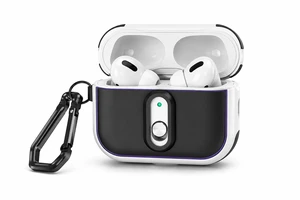 AirPods Pro 2 Case, Compatible with AirPods Pro (2nd Generation), Shockproof Protective Cover with Secure Lock, LED Visible, Rugged Grip, Keychain Clip, White AirPods Pro 2 Case, Compatible with AirPods Pro (2nd Generation), Shockproof Protective Cover with Secure Lock, LED Visible, Rugged Grip, Keychain Clip, White