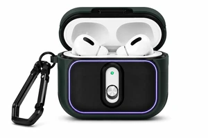 AirPods Pro 2 Case, Compatible with AirPods Pro (2nd Generation), Shockproof Protective Cover with Secure Lock, LED Visible, Rugged Grip, Keychain Clip (Green) AirPods Pro 2 Case, Compatible with AirPods Pro (2nd Generation), Shockproof Protective Cover with Secure Lock, LED Visible, Rugged Grip, Keychain Clip (Green)