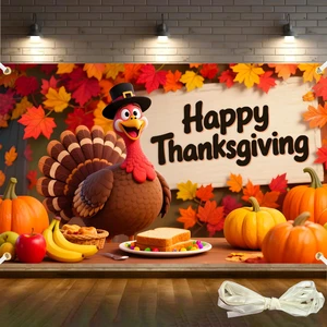 Happy Thanksgiving Backdrop 6×4ft, Fall Thanksgiving Party Decorations Premium Polyester Fabric,Foldable,Excellent Thanksgiving Party Decorations as a Thanksgiving Theme Backdrop for Photoshoot Happy Thanksgiving Backdrop 6×4ft, Fall Thanksgiving Party Decorations Premium Polyester Fabric,Foldable,Excellent Thanksgiving Party Decorations as a Thanksgiving Theme Backdrop for Photoshoot