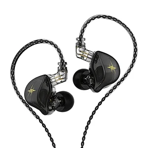 QKZ ZXT in Ear Monitor Headphones, Wired Earphones Stereo Bass, HiFi Wired Earbuds, Dynamic Dual Driver Gaming Earbuds with Detachable Cable for Musicians, Singer (Black) QKZ ZXT in Ear Monitor Headphones, Wired Earphones Stereo Bass, HiFi Wired Earbuds, Dynamic Dual Driver Gaming Earbuds with Detachable Cable for Musicians, Singer (Black)