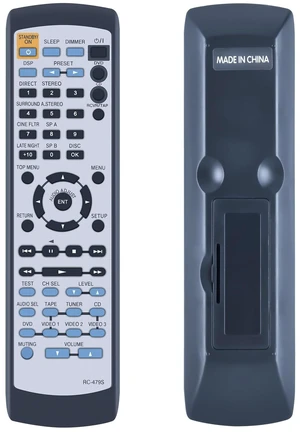 RC-479S Replaced Remote Control Fit for Onkyo Receiver HTS677C TXSR302 HTR320 HTR8230 HTS570 HTS670 HTS670S RC-479S Replaced Remote Control Fit for Onkyo Receiver HTS677C TXSR302 HTR320 HTR8230 HTS570 HTS670 HTS670S