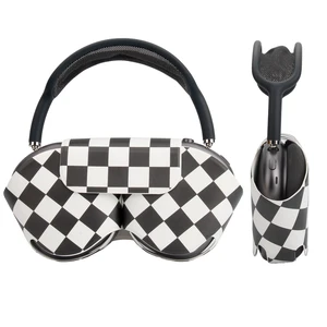 Smart Case Holder for AirPods Max - Sleep Mode Compatible, Anti-Dust and Scrapes, Replacement AirPods Max Headphone Sleeve Cover Cute Printed Leather Stock Case (Shepherd Check) Smart Case Holder for AirPods Max - Sleep Mode Compatible, Anti-Dust and Scrapes, Replacement AirPods Max Headphone Sleeve Cover Cute Printed Leather Stock Case (Shepherd Check)