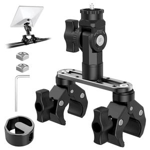 Starlink Mini/V5 2 C-Clamp Mount, Fits RV/Boat Poles 360 swivel Pipe Adapter Mount with 8" Arm, Heavy-Duty, Pole Mount for RV/Pole/Yacht/Camper/Guardrails Starlink Mini/V5 2 C-Clamp Mount, Fits RV/Boat Poles 360 swivel Pipe Adapter Mount with 8" Arm, Heavy-Duty, Pole Mount for RV/Pole/Yacht/Camper/Guardrails
