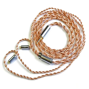IEM Audio Cable,4N Monocrystalline Copper Silver Plated Cord,1.3m in Ear Monitor Cable Compatible with KZ ZS10 ZSN TRN V10 for Musician Audiophile 0.78mm-2pin 4.2ft 2.5mm Plug IEM Audio Cable,4N Monocrystalline Copper Silver Plated Cord,1.3m in Ear Monitor Cable Compatible with KZ ZS10 ZSN TRN V10 for Musician Audiophile 0.78mm-2pin 4.2ft 2.5mm Plug