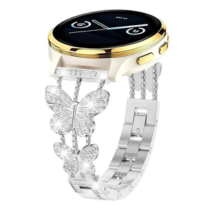 18mm Bling Watch Bands for Garmin Venu 2s Venu 3s Venu 4 (41mm) Vivoactive 4s Vivoactive 3s Forerunner 255S / 255S Music Forerunner 265S, Diamond Watch Bands for Garmin Watch for Women 18mm Bling Watch Bands for Garmin Venu 2s Venu 3s Venu 4 (41mm) Vivoactive 4s Vivoactive 3s Forerunner 255S / 255S Music Forerunner 265S, Diamond Watch Bands for Garmin Watch for Women
