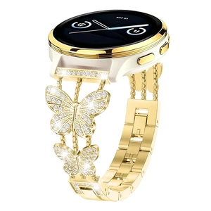 18mm Bling Watch Bands for Garmin Venu 2s Venu 3s Venu 4 (41mm) Vivoactive 4s Vivoactive 3s Forerunner 255S / 255S Music Forerunner 265S, Diamond Watch Bands for Garmin Watch for Women 18mm Bling Watch Bands for Garmin Venu 2s Venu 3s Venu 4 (41mm) Vivoactive 4s Vivoactive 3s Forerunner 255S / 255S Music Forerunner 265S, Diamond Watch Bands for Garmin Watch for Women