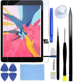 for iPad 9th Generation (9 Gen) Touch Glass Screen Repair Replacement Kit | (No LCD) 2021 10.2" Digitizer A2602 A2603 A2604 A2605, Pre-installed Home Button, Adhesive Seal, Protector, Required Tools for iPad 9th Generation (9 Gen) Touch Glass Screen Repair Replacement Kit | (No LCD) 2021 10.2" Digitizer A2602 A2603 A2604 A2605, Pre-installed Home Button, Adhesive Seal, Protector, Required Tools