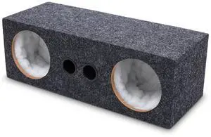 6.5 Inch Car Audio Enclosure Box, Sealed Covered Car Audio Vehicle Speaker Box with 2 Slot Port Vent for Improves Stereo and Sound System Accessories 6.5 Inch Car Audio Enclosure Box, Sealed Covered Car Audio Vehicle Speaker Box with 2 Slot Port Vent for Improves Stereo and Sound System Accessories