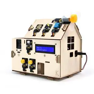 IOT ESP32 Smart Home Starter Kit for Arduino and Python,Electronics Home Automation Coding Kit, Wooden House DIY Sensor Kit,STEM Educational Set for Adults Teens 15+ IOT ESP32 Smart Home Starter Kit for Arduino and Python,Electronics Home Automation Coding Kit, Wooden House DIY Sensor Kit,STEM Educational Set for Adults Teens 15+