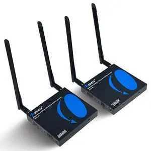 4K60Hz Wireless HDMI Extender 165ft, 5.24 GHz Loop-Out IR, Low-Latency | HDMI Transmitter Receiver Wireless HDMI 2.0, HDCP 2.2, 18Gbps, 5.185.24GHz, SSID Pairing, Channel Switching 4K60Hz Wireless HDMI Extender 165ft, 5.24 GHz Loop-Out IR, Low-Latency | HDMI Transmitter Receiver Wireless HDMI 2.0, HDCP 2.2, 18Gbps, 5.185.24GHz, SSID Pairing, Channel Switching