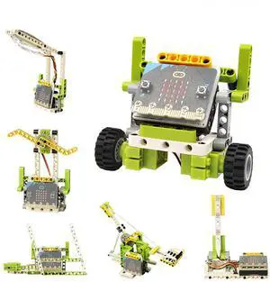 ELECFREAKS microbit Ring:bit 6-in-1 Starter Kit, Programmable Makecode Coding Learning Kit with 200+ Building Blocks(Without Micro:bit) ELECFREAKS microbit Ring:bit 6-in-1 Starter Kit, Programmable Makecode Coding Learning Kit with 200+ Building Blocks(Without Micro:bit)