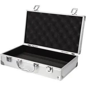 Aluminum Briefcase Hard Case with DIY Customizable Foam Insert for Test Instruments Cameras Tools Parts and Accessories Equipment Supplies Makeup Tools Aluminum Briefcase Hard Case with DIY Customizable Foam Insert for Test Instruments Cameras Tools Parts and Accessories Equipment Supplies Makeup Tools