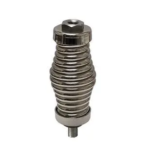 Super Heavy Duty Stainless Steel Antenna Barrel Spring For The Heaviest CB Amateur and Two Way Antennas 3/8-24 Thread with Coupling Nut Super Heavy Duty Stainless Steel Antenna Barrel Spring For The Heaviest CB Amateur and Two Way Antennas 3/8-24 Thread with Coupling Nut