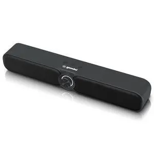 Portable Bluetooth Soundbar for TV, Desk & Gaming (GSBR-20) | 16" portable soundbar for TV, desk & gaming - USB-C or battery - dual 2" drivers - FM, 5-in-1 media Portable Bluetooth Soundbar for TV, Desk & Gaming (GSBR-20) | 16" portable soundbar for TV, desk & gaming - USB-C or battery - dual 2" drivers - FM, 5-in-1 media