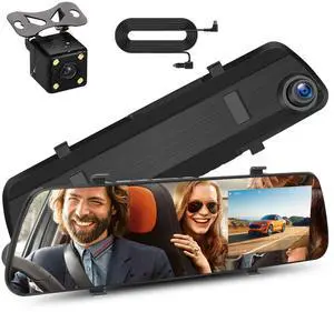 Mirror Dash Cam Front and Rear Dash Car Camera 4 inch 1080P IPS Screen Rear View Mirror Dash Cam Mount with Loop Recording Motion Detection Reverse Assistance Mirror Dash Cam Front and Rear Dash Car Camera 4 inch 1080P IPS Screen Rear View Mirror Dash Cam Mount with Loop Recording Motion Detection Reverse Assistance