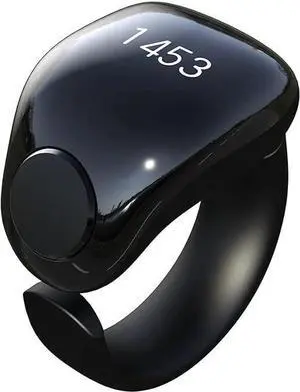 Tasbih Zikr Smart Ring Clock, Adjustable Counter, 3 Sizes (18/20/22mm), APP Support Digital Counter Prayer Reminder Ring, Waterproof 4 Digit Finger Counter Zikr Ring for Muslims (Black) Tasbih Zikr Smart Ring Clock, Adjustable Counter, 3 Sizes (18/20/22mm), APP Support Digital Counter Prayer Reminder Ring, Waterproof 4 Digit Finger Counter Zikr Ring for Muslims (Black)