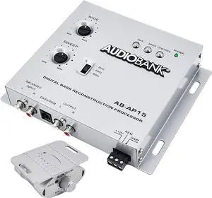 1/2 Din Car Audio Digital Bass Processor, Sound Restoration & Crossover for Car Subwoofer with Bass Knob/Input Level: 15V RMS & Output Level: 13.5V Peak 1/2 Din Car Audio Digital Bass Processor, Sound Restoration & Crossover for Car Subwoofer with Bass Knob/Input Level: 15V RMS & Output Level: 13.5V Peak