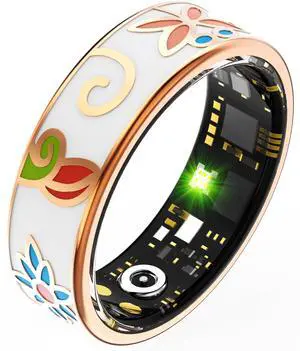 Smart Rings for Women Fitness Ring Heart Rate Monitor Sleep Tracker Blood Pressure Health Ring Step Counter Calories Pedometer Waterproof Retro Vintage Ladies Anillo Inteligente Smart Rings for Women Fitness Ring Heart Rate Monitor Sleep Tracker Blood Pressure Health Ring Step Counter Calories Pedometer Waterproof Retro Vintage Ladies Anillo Inteligente