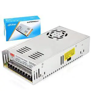12V 30A 360W Power Supply AC 110V/220V to DC 12V Universal Regulated Switching Transformer Adapter Power for CCTV, Computer Project, LED Strip Lights 12V 30A 360W Power Supply AC 110V/220V to DC 12V Universal Regulated Switching Transformer Adapter Power for CCTV, Computer Project, LED Strip Lights