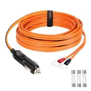 Heavy-Duty 12AWG 30A Male Plug Cigarette Lighter Adapter Power Supply Cord with 12 AWG Cable Wire for Car Inverter Air Pump Electric Cup and DIY (10.5ft/320cm) Heavy-Duty 12AWG 30A Male Plug Cigarette Lighter Adapter Power Supply Cord with 12 AWG Cable Wire for Car Inverter Air Pump Electric Cup and DIY (10.5ft/320cm)